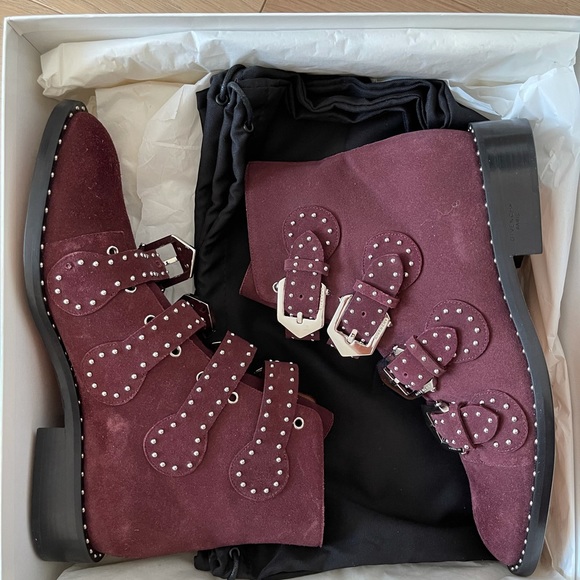 GIVENCHY Studded Suede Ankle Boot - Picture 3 of 8